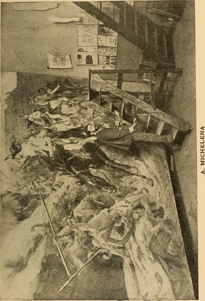 An illustration from The real Latin quarter, 1901, leaf 152