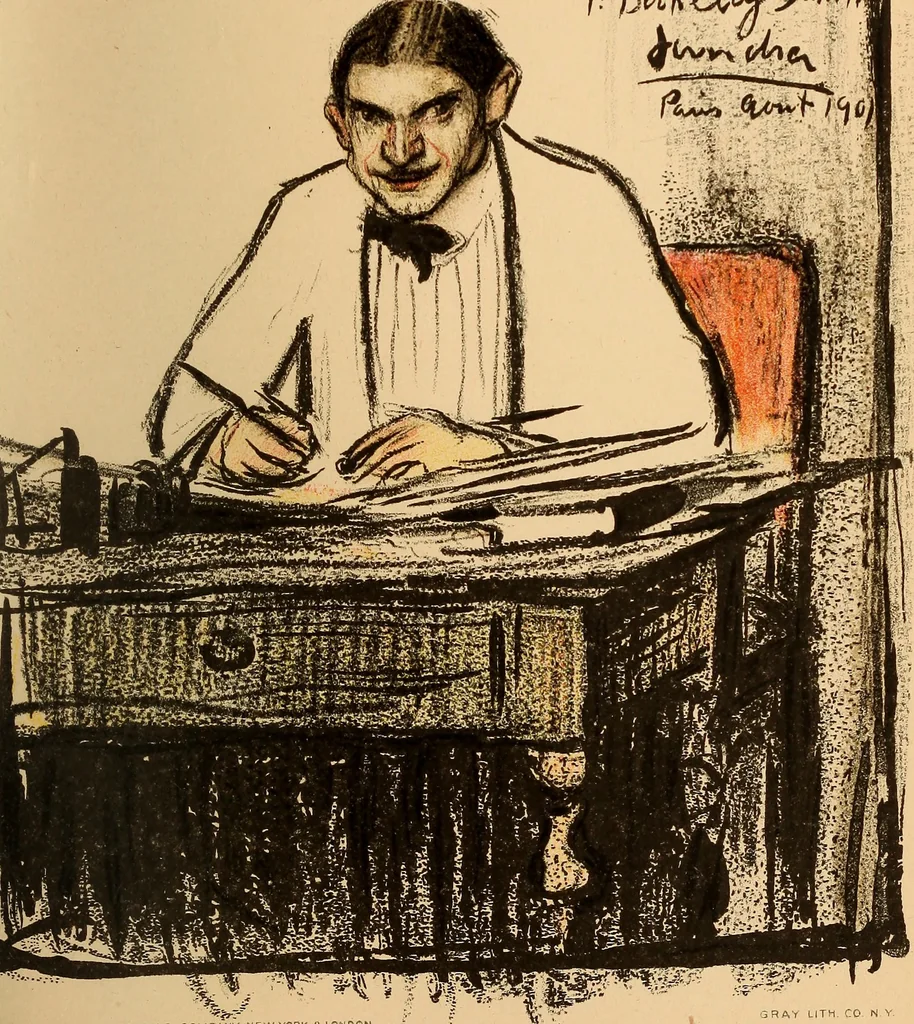 An illustration from The real Latin quarter, 1901, leaf 174