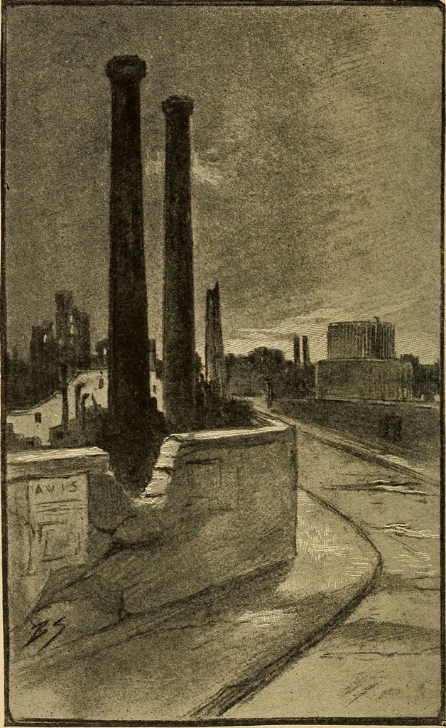 An illustration from The real Latin quarter, 1901, leaf 191