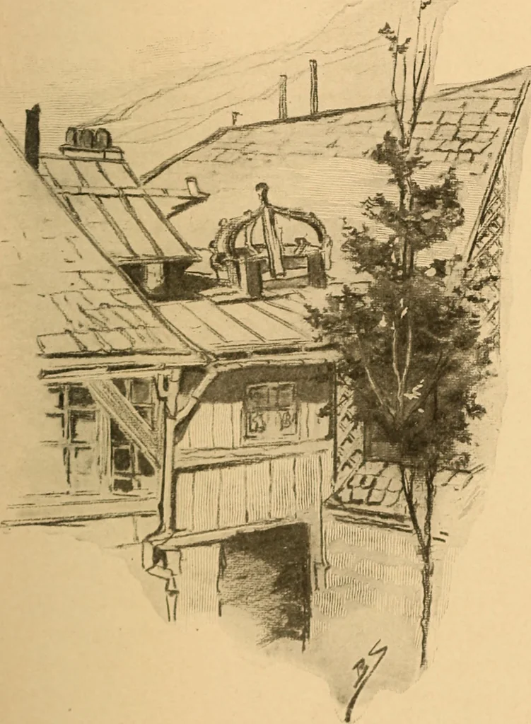 An illustration from The real Latin quarter, 1901, leaf 24