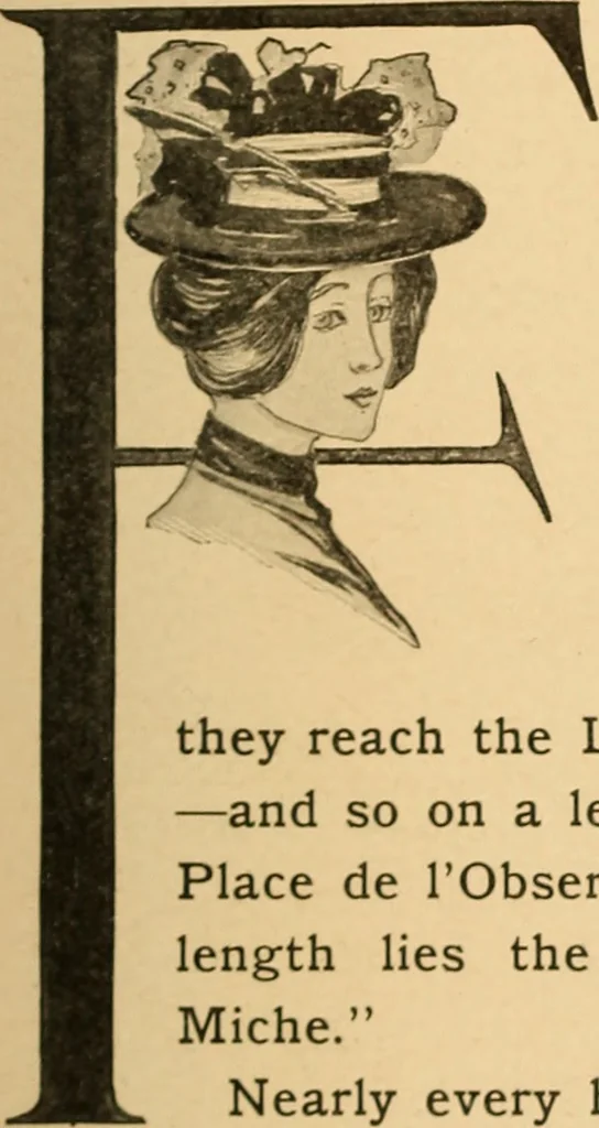 An illustration from The real Latin quarter, 1901, leaf 36