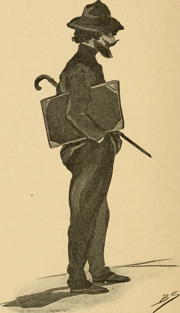 An illustration from The real Latin quarter, 1901, leaf 39