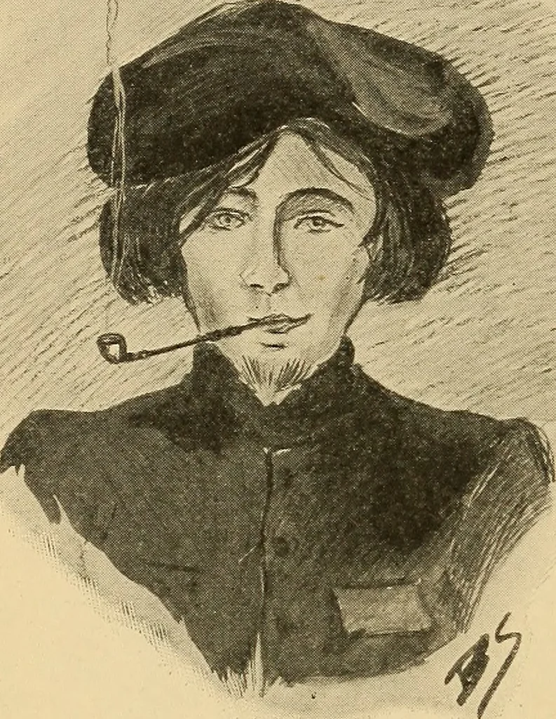 An illustration from The real Latin quarter, 1901, leaf 85