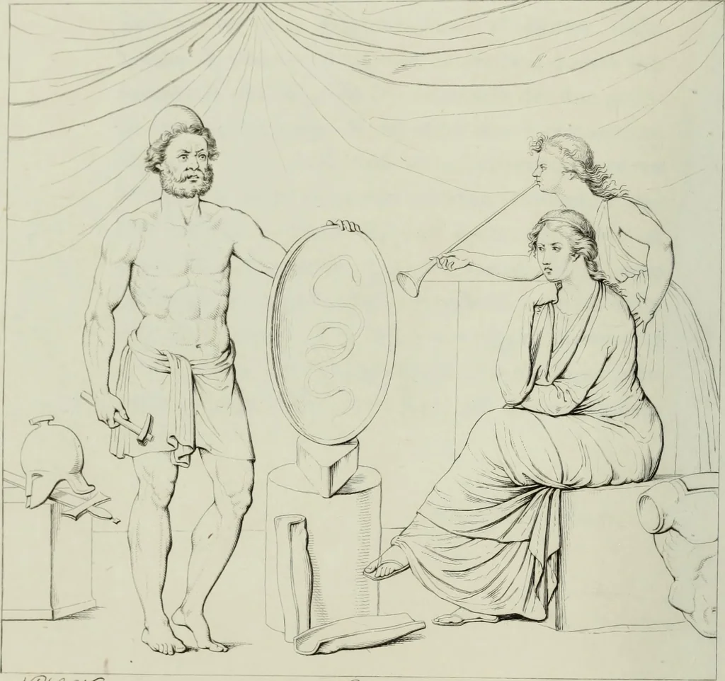 An illustration from Real Museo borbonico, 1824, leaf 101
