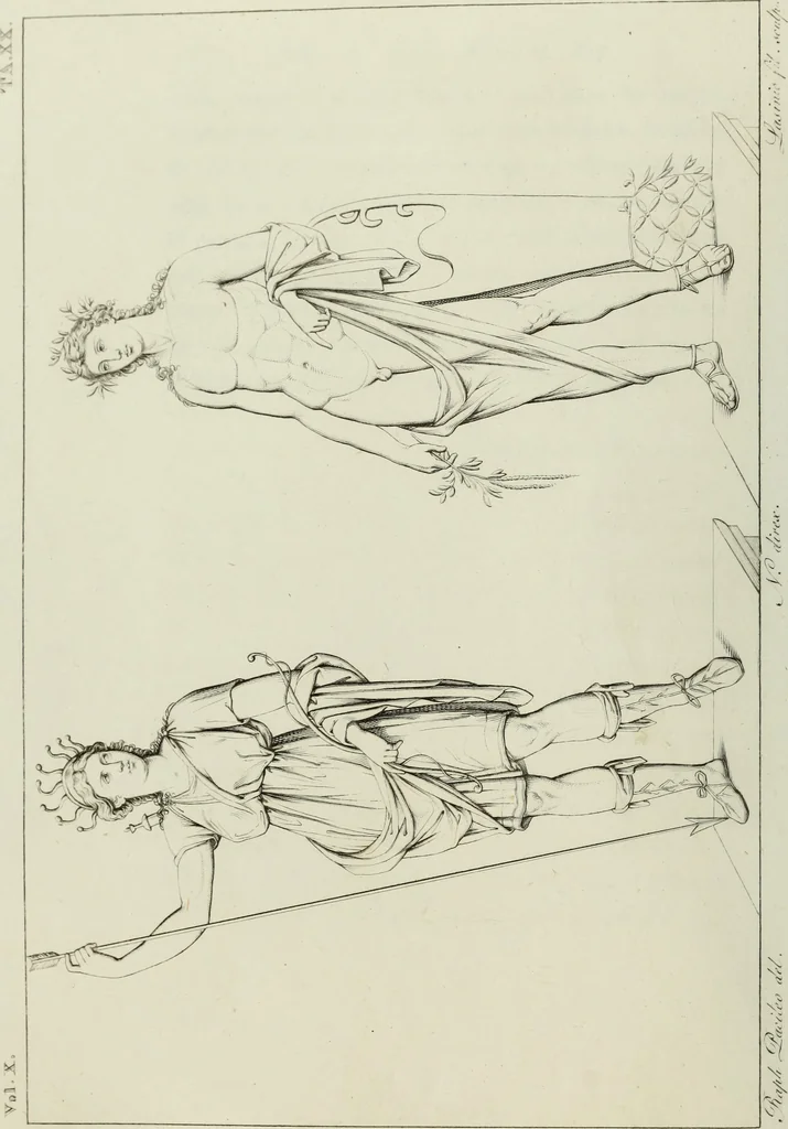 An illustration from Real Museo borbonico, 1824, leaf 111