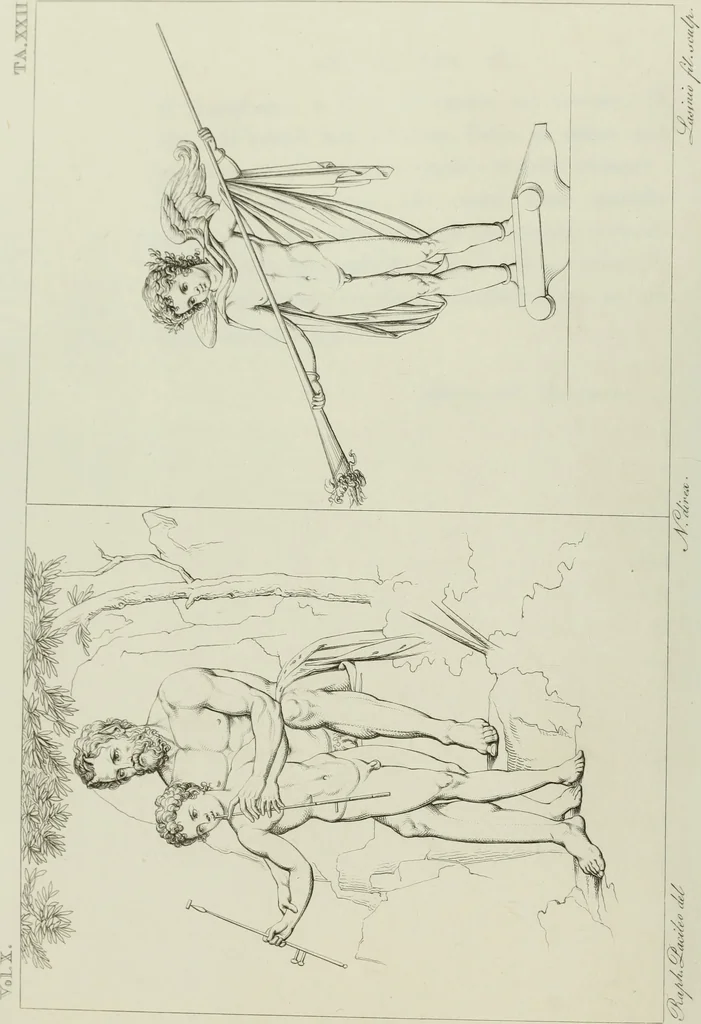 An illustration from Real Museo borbonico, 1824, leaf 119