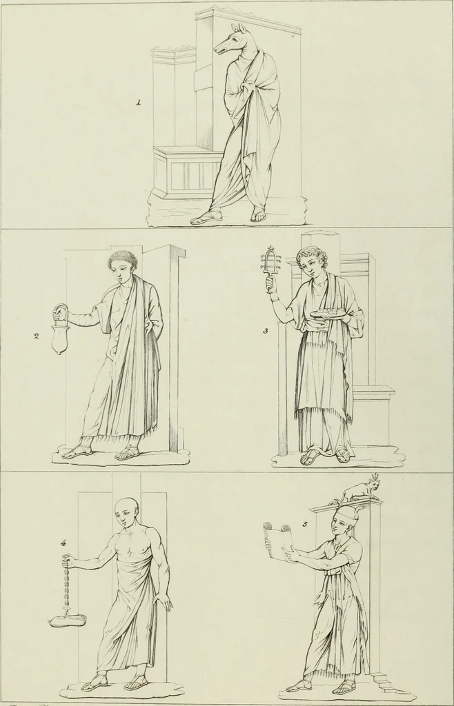 An illustration from Real Museo borbonico, 1824, leaf 129