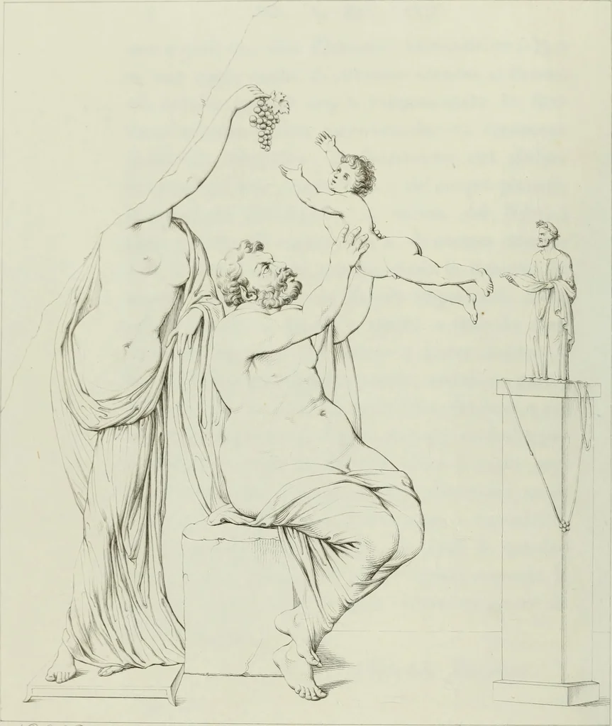 An illustration from Real Museo borbonico, 1824, leaf 137
