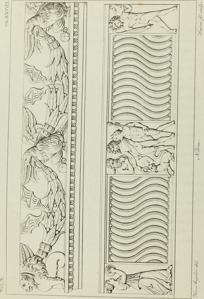 An illustration from Real Museo borbonico, 1824, leaf 149