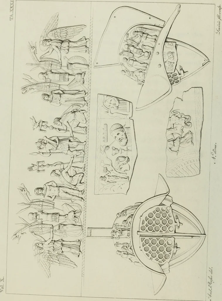 An illustration from Real Museo borbonico, 1824, leaf 163