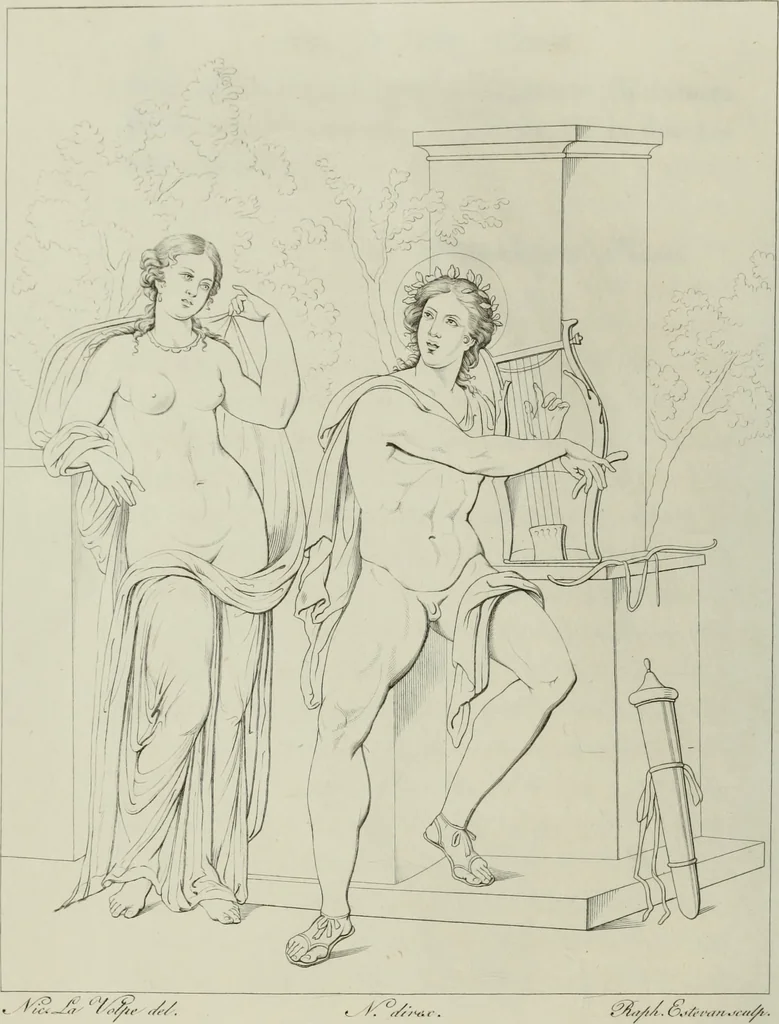 An illustration from Real Museo borbonico, 1824, leaf 201