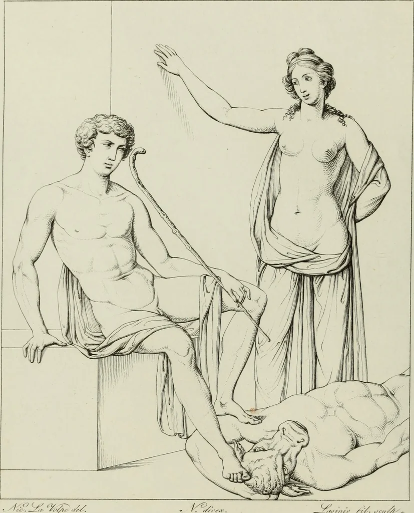 An illustration from Real Museo borbonico, 1824, leaf 269
