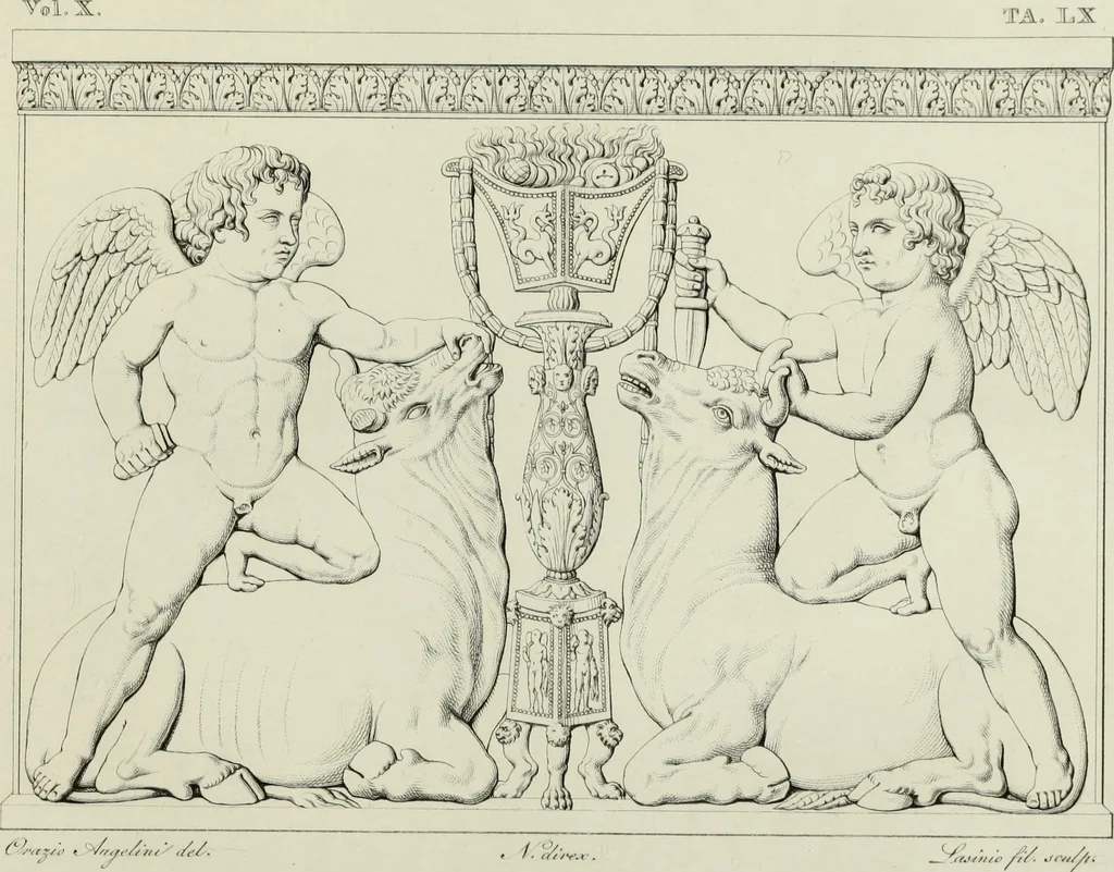 An illustration from Real Museo borbonico, 1824, leaf 331