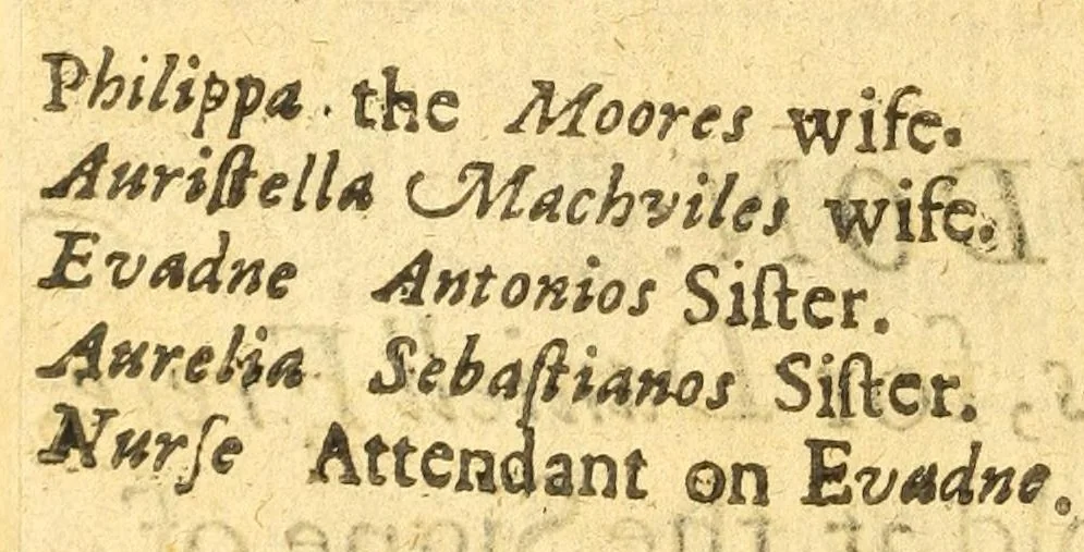 An illustration from The rebellion : a tragedy, as it was acted ninedayes together and divers times since with good applause, by His Majesties Company of Revells, 1640, leaf 8
