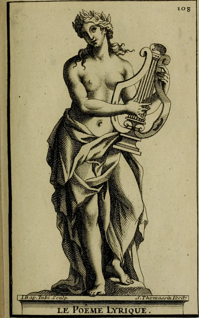 An illustration from Recüeil des figures, groupes, thermes, fontaines, vases, et autres ornemens tels qu'ils se voyent a présent dans le chateau et parc de Versailles : gravé d'après les originaux, 1694, leaf 250