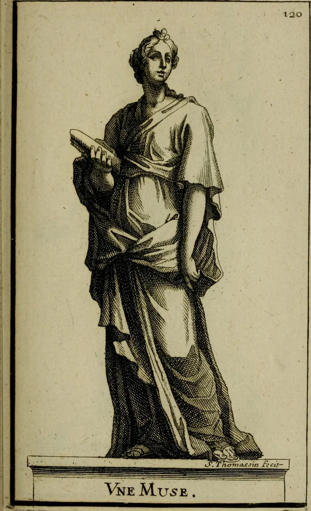 An illustration from Recüeil des figures, groupes, thermes, fontaines, vases, et autres ornemens tels qu'ils se voyent a présent dans le chateau et parc de Versailles : gravé d'après les originaux, 1694, leaf 274