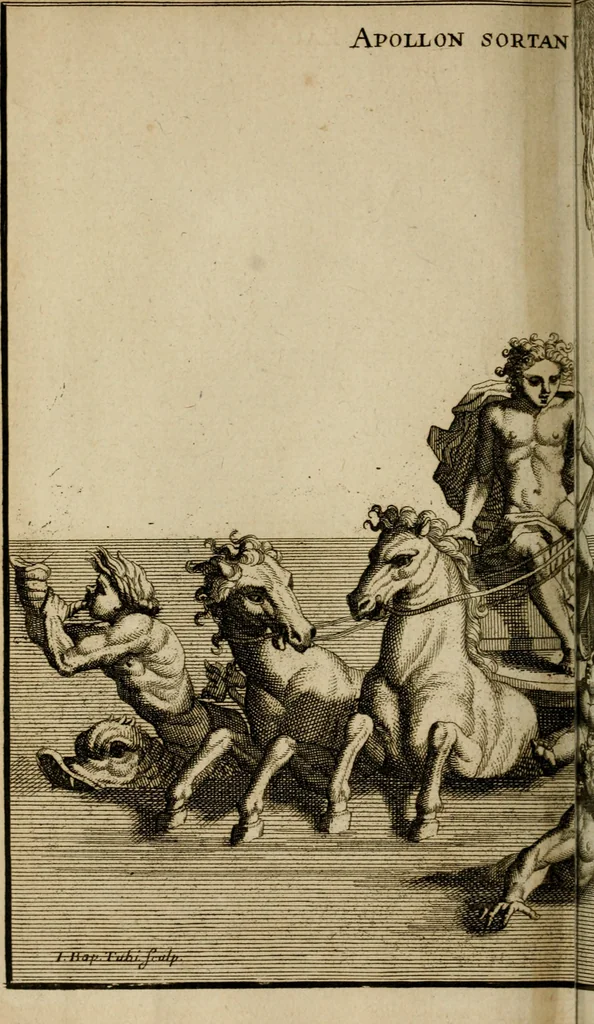 An illustration from Recüeil des figures, groupes, thermes, fontaines, vases, et autres ornemens tels qu'ils se voyent a présent dans le chateau et parc de Versailles : gravé d'après les originaux, 1694, leaf 313