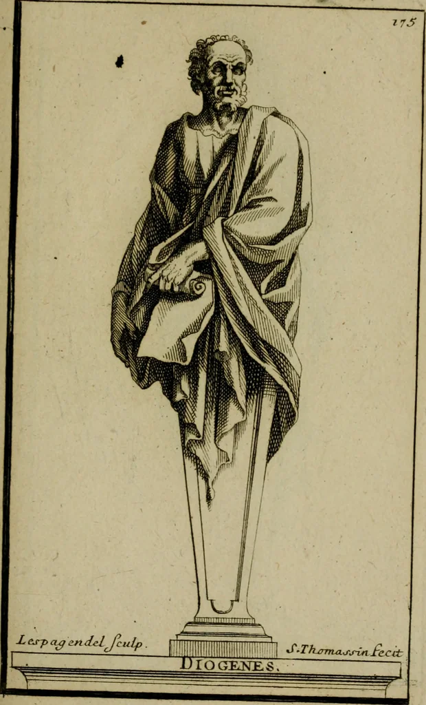 An illustration from Recüeil des figures, groupes, thermes, fontaines, vases, et autres ornemens tels qu'ils se voyent a présent dans le chateau et parc de Versailles : gravé d'après les originaux, 1694, leaf 394