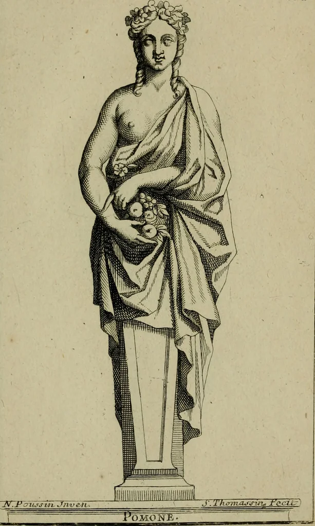 An illustration from Recüeil des figures, groupes, thermes, fontaines, vases, et autres ornemens tels qu'ils se voyent a présent dans le chateau et parc de Versailles : gravé d'après les originaux, 1694, leaf 408