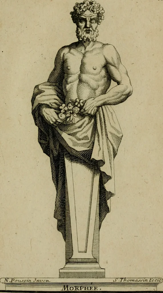 An illustration from Recüeil des figures, groupes, thermes, fontaines, vases, et autres ornemens tels qu'ils se voyent a présent dans le chateau et parc de Versailles : gravé d'après les originaux, 1694, leaf 410
