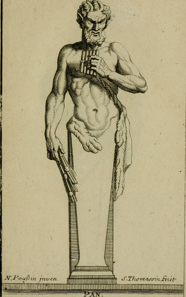 An illustration from Recüeil des figures, groupes, thermes, fontaines, vases, et autres ornemens tels qu'ils se voyent a présent dans le chateau et parc de Versailles : gravé d'après les originaux, 1694, leaf 418