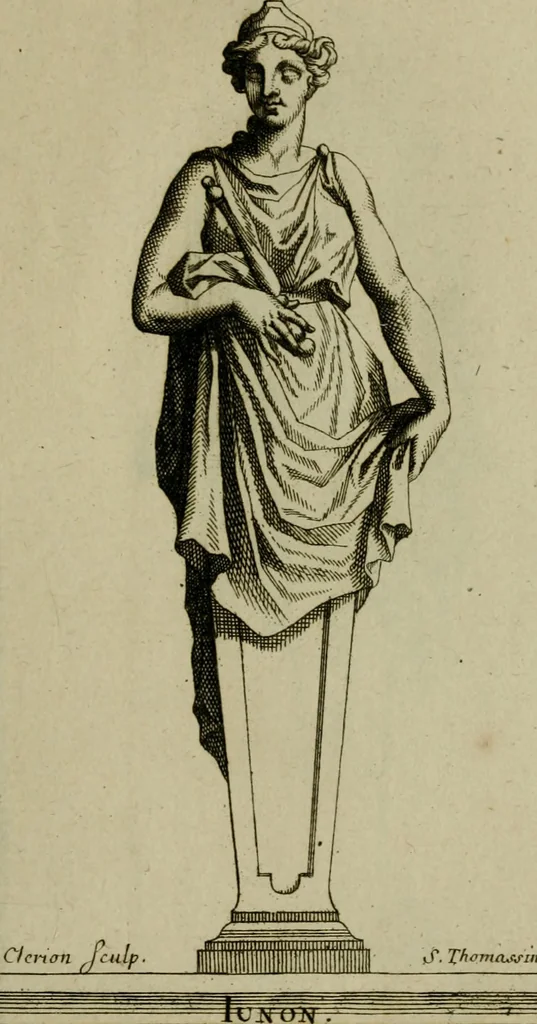 An illustration from Recüeil des figures, groupes, thermes, fontaines, vases, et autres ornemens tels qu'ils se voyent a présent dans le chateau et parc de Versailles : gravé d'après les originaux, 1694, leaf 432