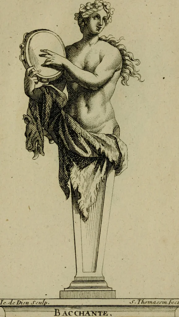 An illustration from Recüeil des figures, groupes, thermes, fontaines, vases, et autres ornemens tels qu'ils se voyent a présent dans le chateau et parc de Versailles : gravé d'après les originaux, 1694, leaf 436