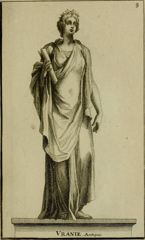 An illustration from Recüeil des figures, groupes, thermes, fontaines, vases, et autres ornemens tels qu'ils se voyent a présent dans le chateau et parc de Versailles : gravé d'après les originaux, 1694, leaf 48