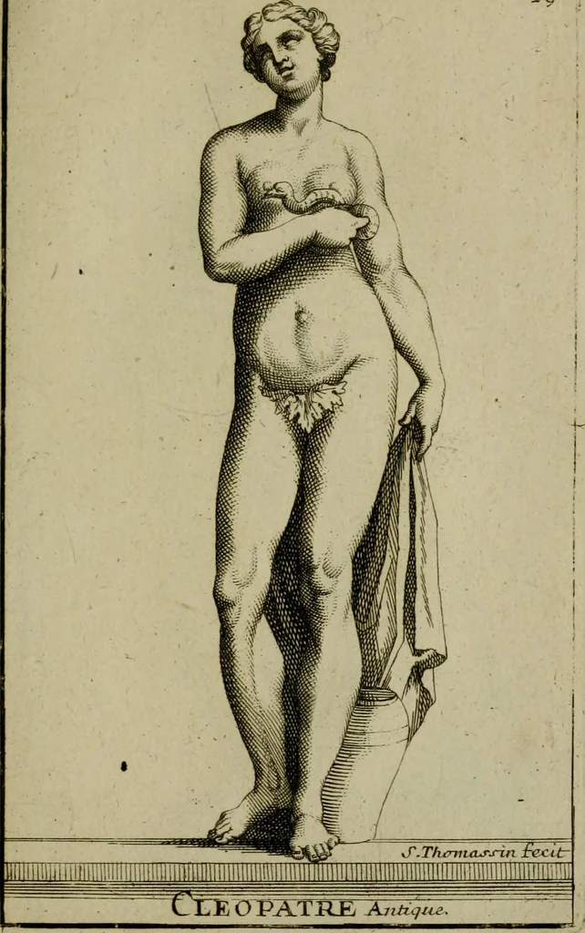 An illustration from Recüeil des figures, groupes, thermes, fontaines, vases, et autres ornemens tels qu'ils se voyent a présent dans le chateau et parc de Versailles : gravé d'après les originaux, 1694, leaf 90