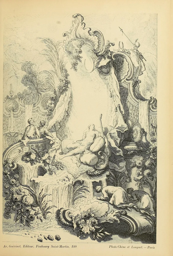 An illustration from Recüeil nouveau de differens cartouche inventez par le Sr. de la Joüe, 1900, leaf 31