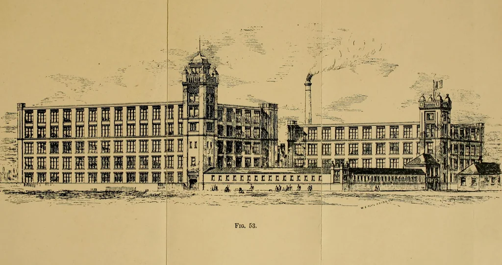 An illustration from Recent cotton mill construction and engineering, 1894, leaf 126