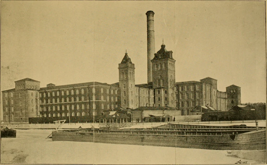 An illustration from Recent cotton mill construction and engineering, 1894, leaf 142