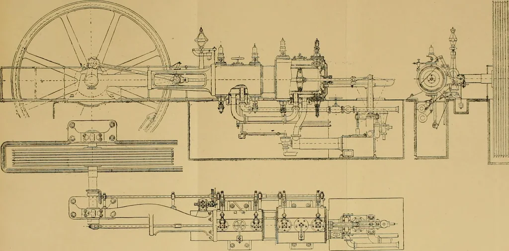 An illustration from Recent cotton mill construction and engineering, 1894, leaf 232