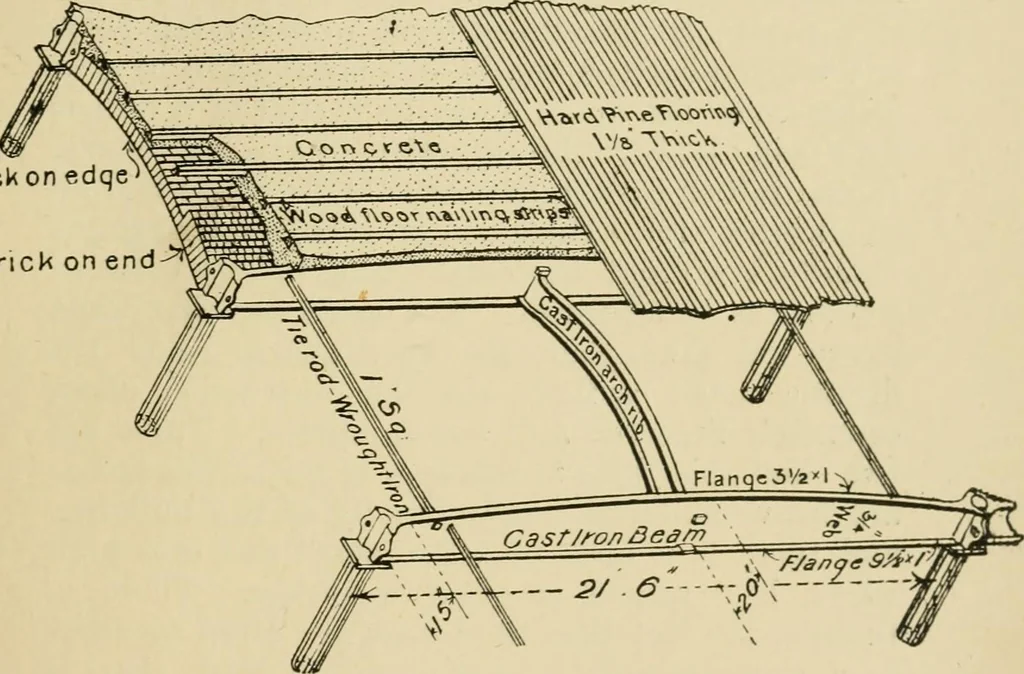 An illustration from Recent cotton mill construction and engineering, 1894, leaf 26