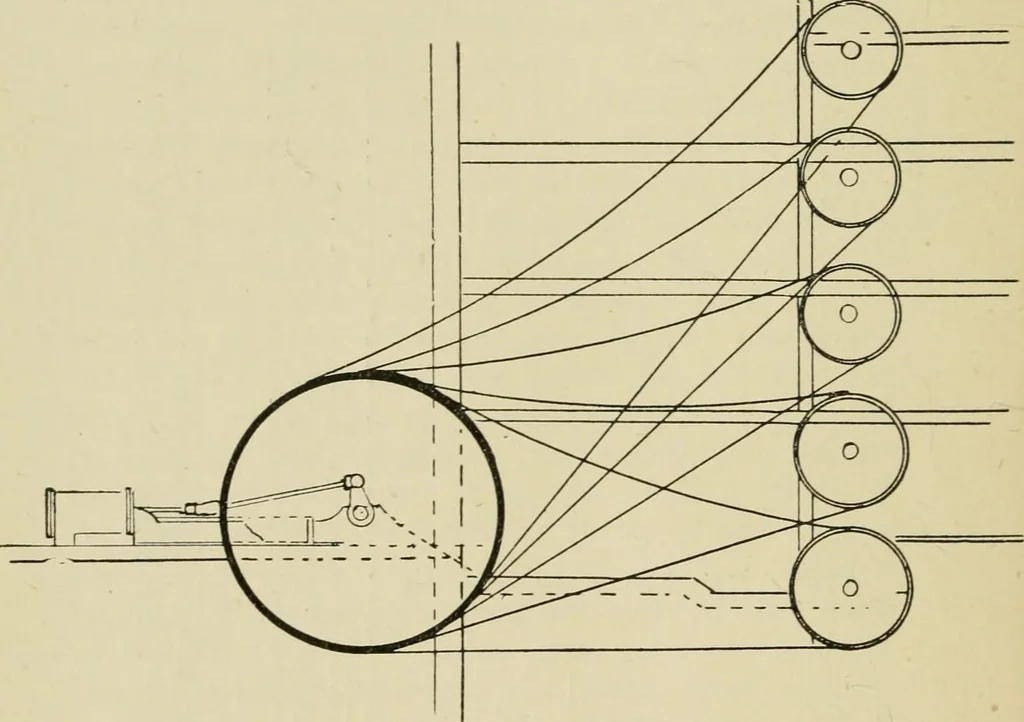 An illustration from Recent cotton mill construction and engineering, 1894, leaf 281