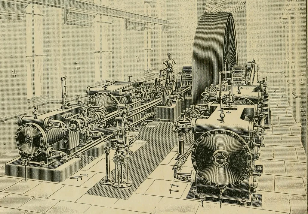 An illustration from Recent cotton mill construction and engineering, 1894, leaf 337
