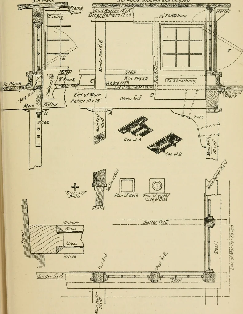 An illustration from Recent cotton mill construction and engineering, 1894, leaf 48