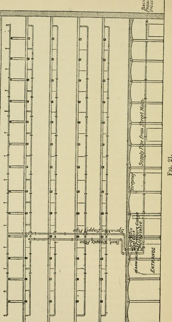 An illustration from Recent cotton mill construction and engineering, 1894, leaf 63