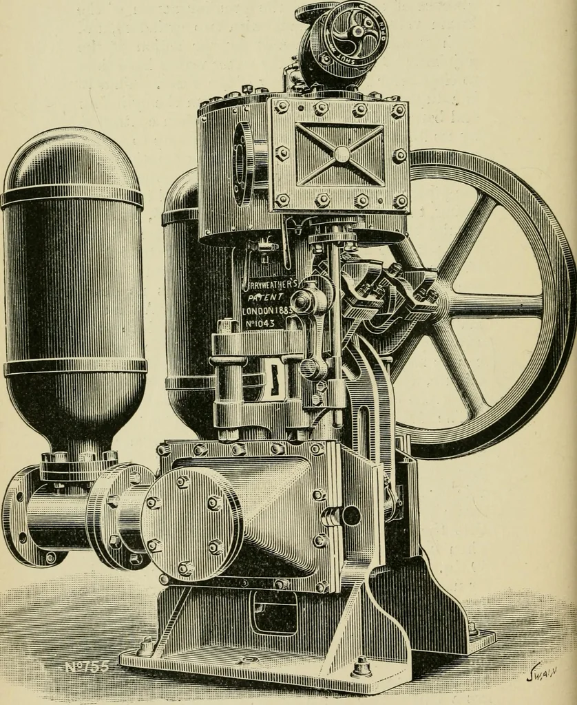 An illustration from Recent cotton mill construction and engineering, 1894, leaf 71