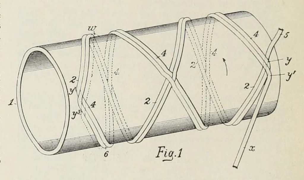 An illustration from Recent improvements in textile machinery, 1898, leaf 168