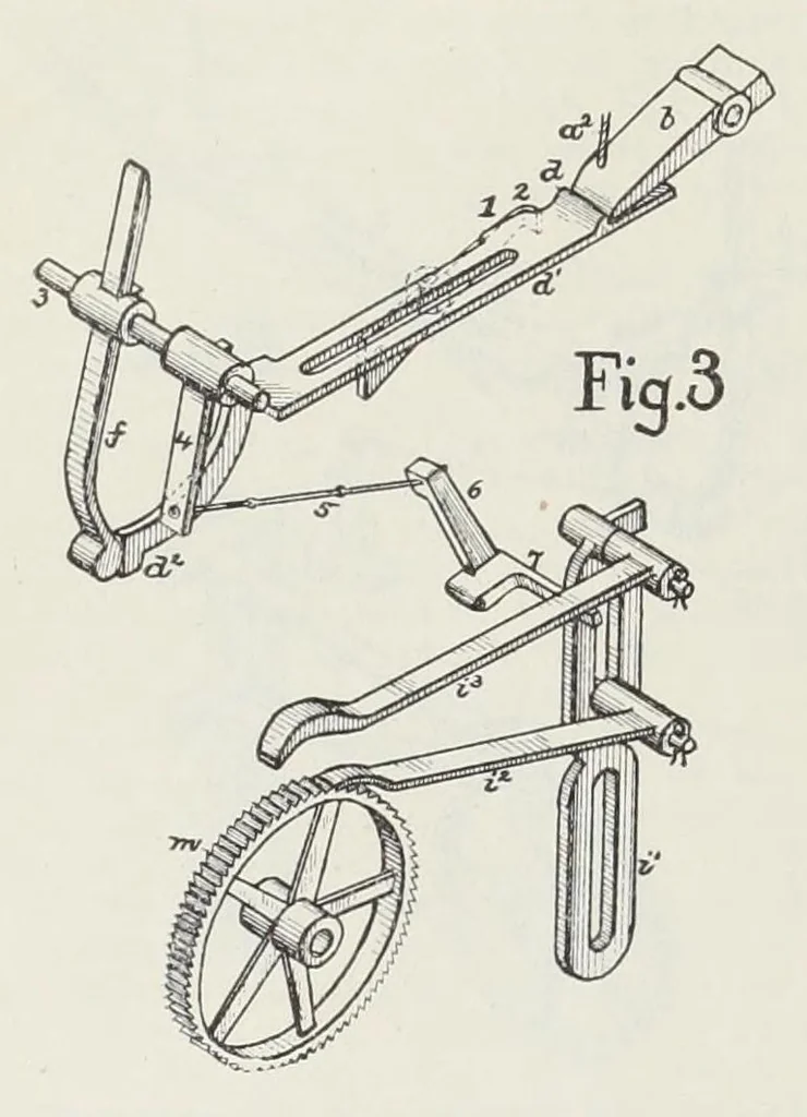 An illustration from Recent improvements in textile machinery, 1898, leaf 88