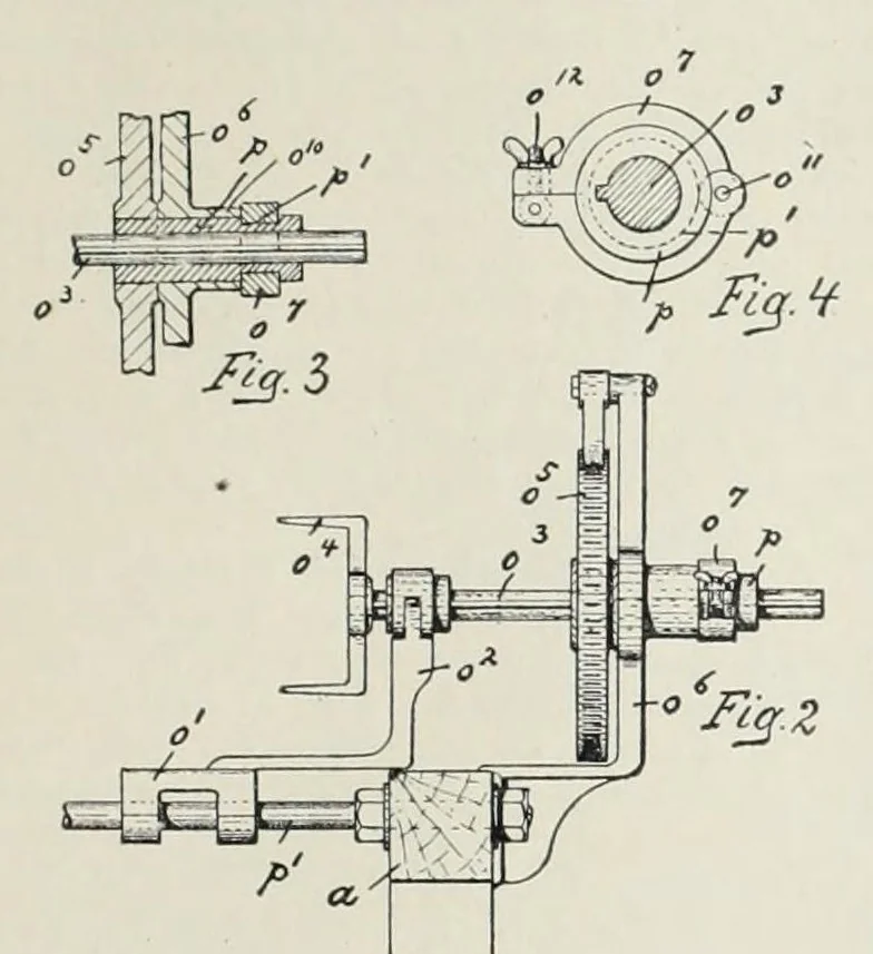 An illustration from Recent improvements in textile machinery, 1898, leaf 169