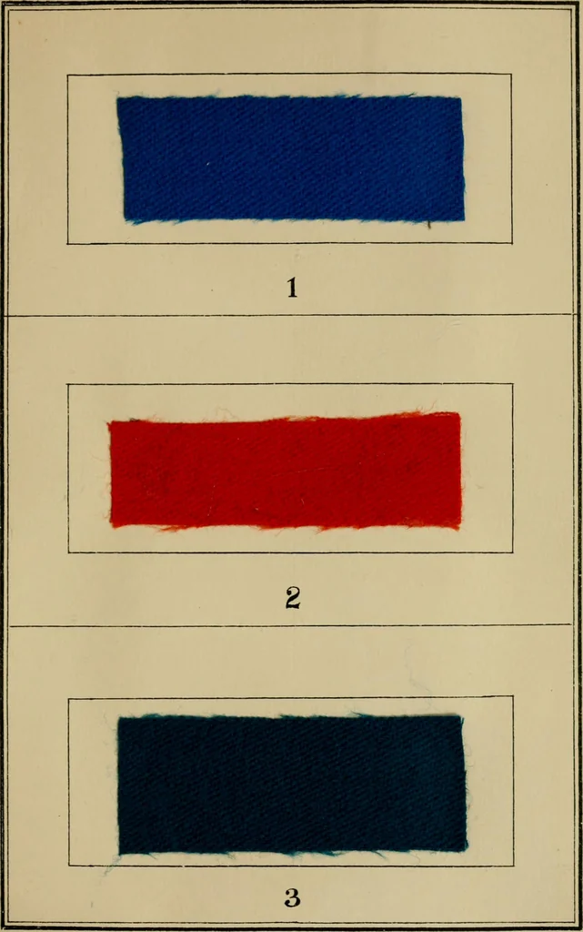 An illustration from Recent progress in the industries of dyeing & calico printing, 1895, leaf 104