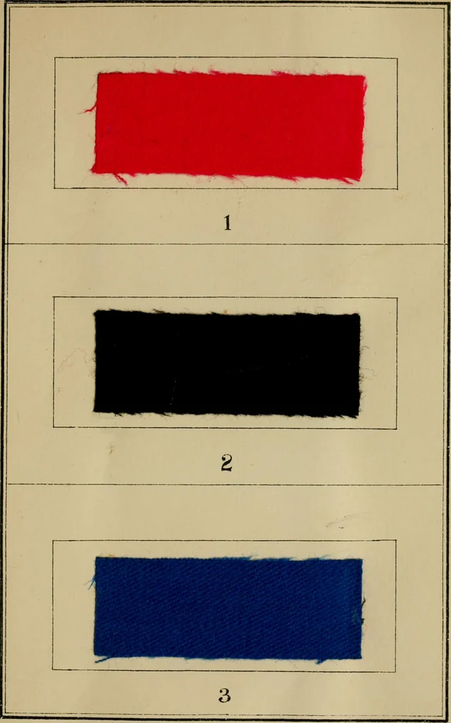 An illustration from Recent progress in the industries of dyeing & calico printing, 1895, leaf 110