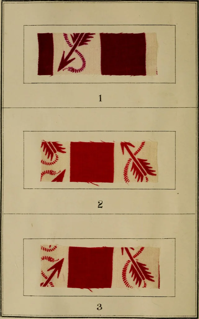 An illustration from Recent progress in the industries of dyeing & calico printing, 1895, leaf 155