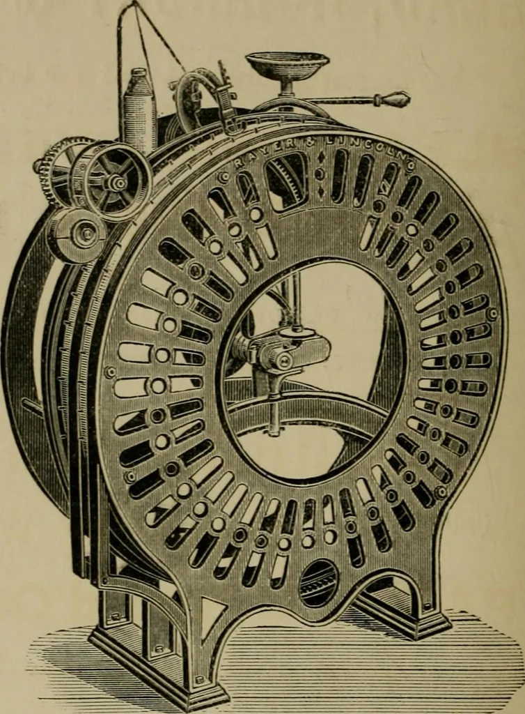 An illustration from Recent progress in the industries of dyeing & calico printing, 1895, leaf 187