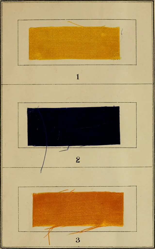 An illustration from Recent progress in the industries of dyeing & calico printing, 1895, leaf 92