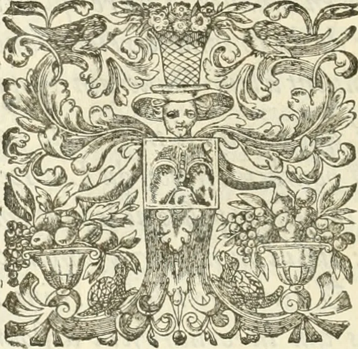 An illustration from Reception de tres-chrestien, tres-iuste, et tres-victorieux monarque Louis XIII. roy de France & de Nauarre ... : et de tres-chrestienne, tres-auguste, & tres-vertueuse royne Anne d'Austriche, par Messieurs les doyen, chanoines, & comtes de Lyon en leur cloistre & eglise, le XI. decembre, M. DC.XXII, 1623, leaf 13