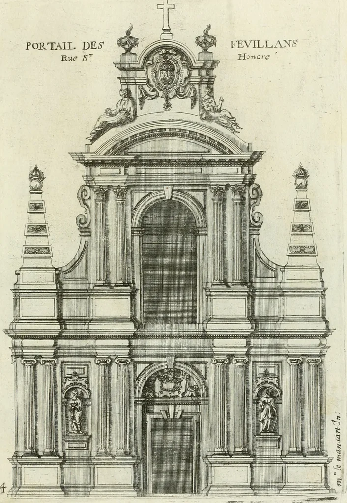 An illustration from Receuil des plus beaux portails de plusieures eglises de Paris, 1660, leaf 10