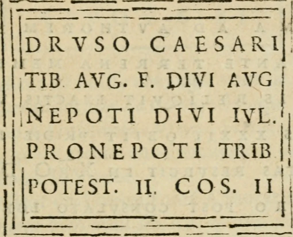 An illustration from Recherche des antiqvités et cvriosités de la ville de Lyon : ancienne colonie des romains & capitale de la Gaule celtique : avec un mémoire des principaux antiquaires & curieux de l'Europe, 1673, leaf 232